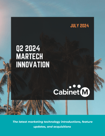 Q2 2024 Martech Innovation Report Cover