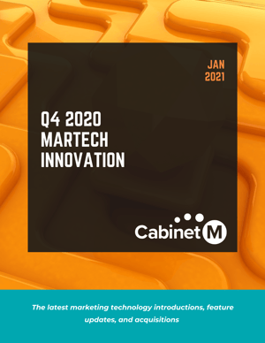 Q4 2020 MarTech Innovation Report Cover
