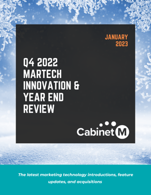 Q4 2022 MarTech Innovation Report Cover – Smaller