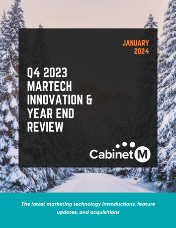 Q4 2023 MarTech Innovation Report Cover